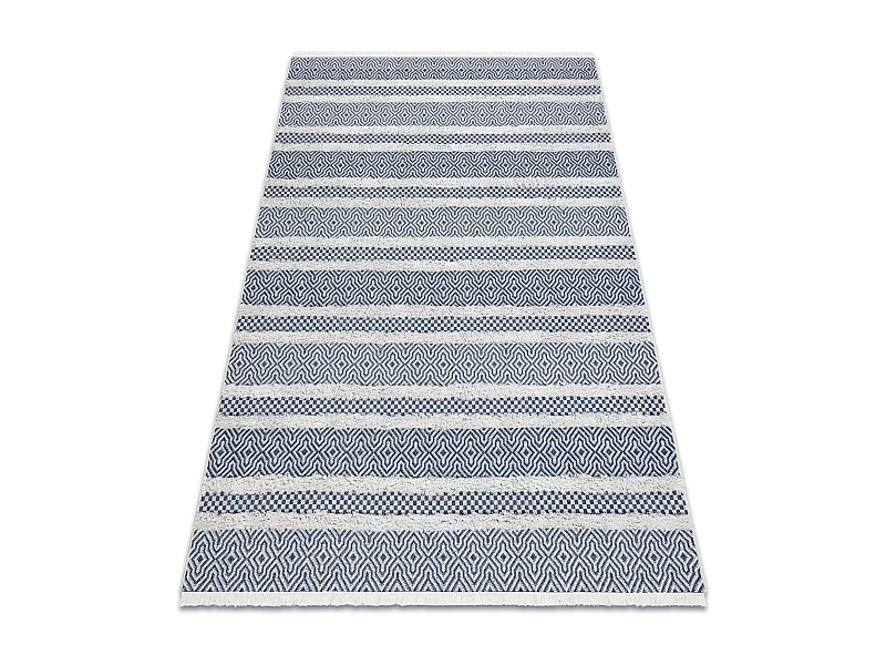 Alfombra ECO sisal BOHO MOROC Líneas 22328 franjas - dos niveles de v 194x290 cm