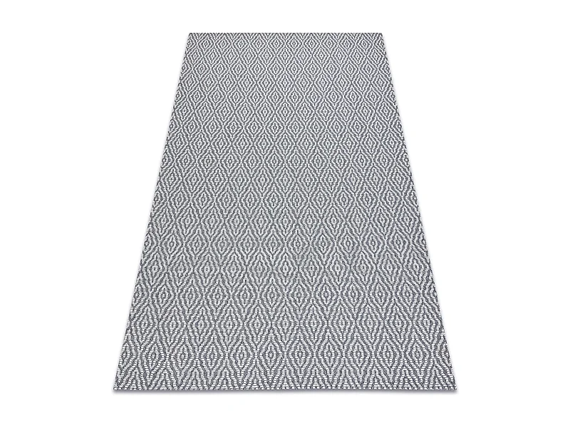 Tapis CASA ECO SIZAL BOHO Diamants 22084 anthracite / crème, tapis en 153x220 cm