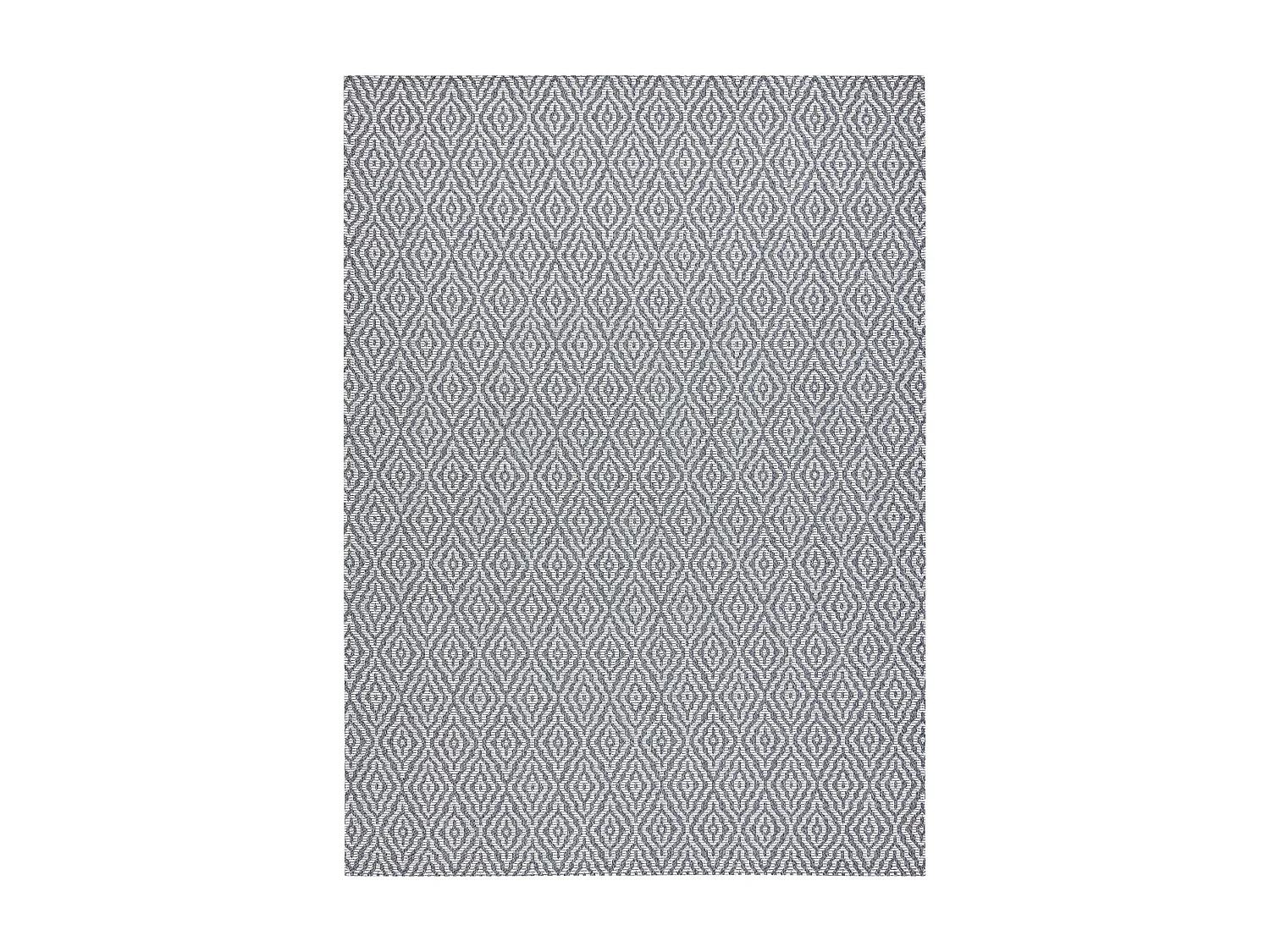 Teppich CASA ÖKO SISAL Boho Diamanten 22084 Anthrazit / sahne 192x290 cm