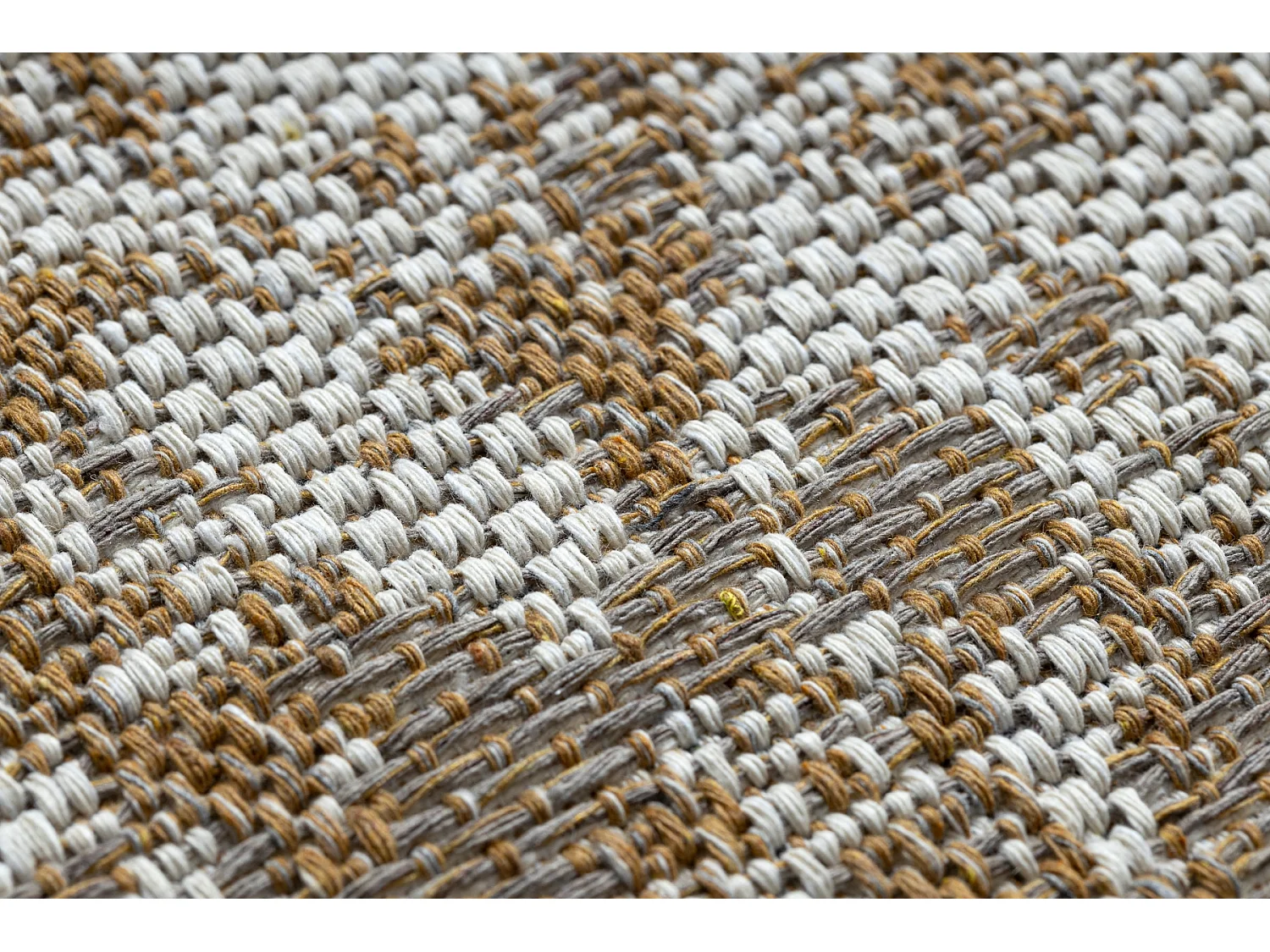 Tappeto CASA ECO SIZAL BOHO vintage 2809 crema / giallo, tappeto in co 153x220 cm