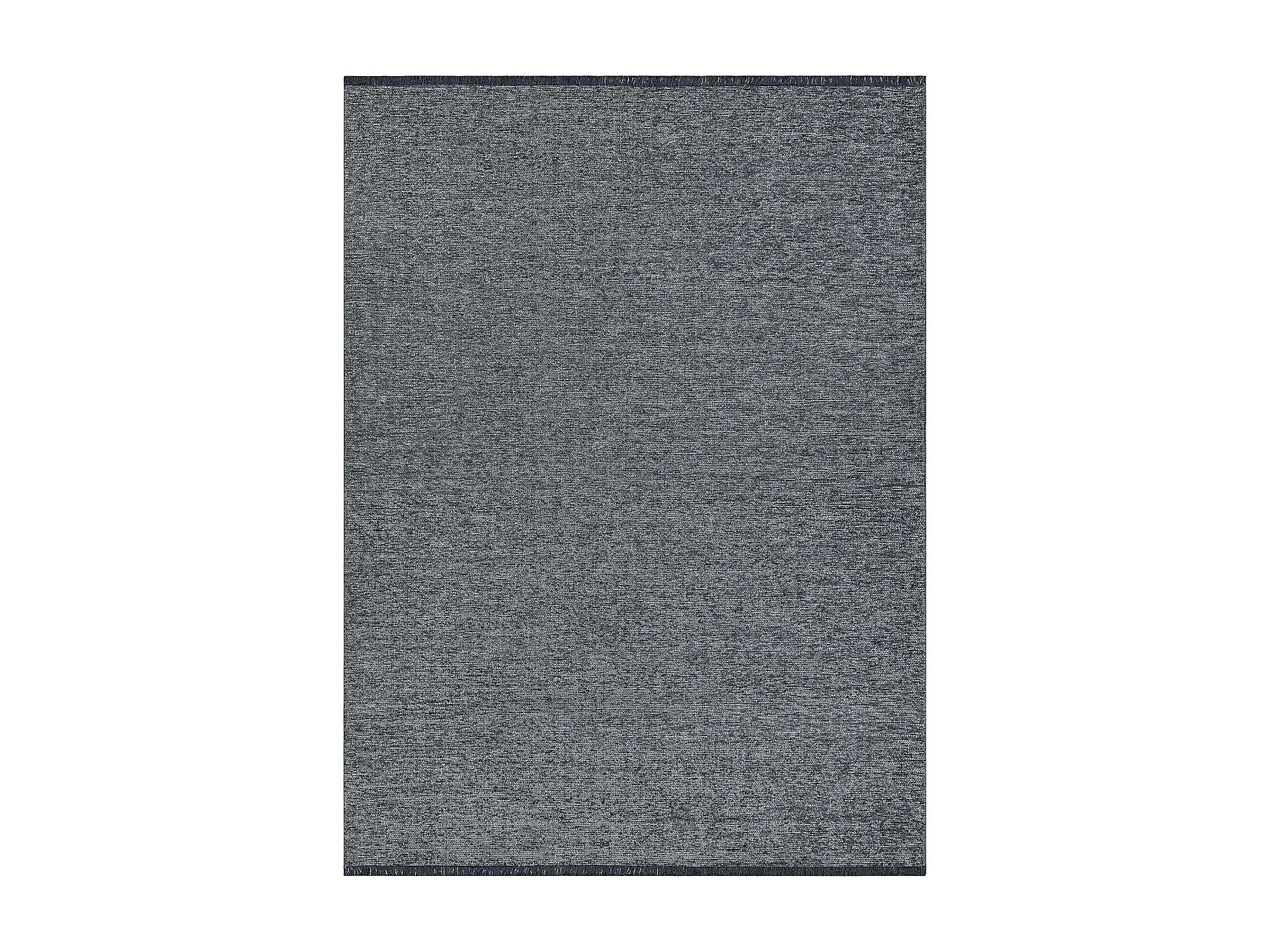 Tapis FLORENCE 24021 Uni, glamour, tissé à plat, franges - couleur d 118x170 cm