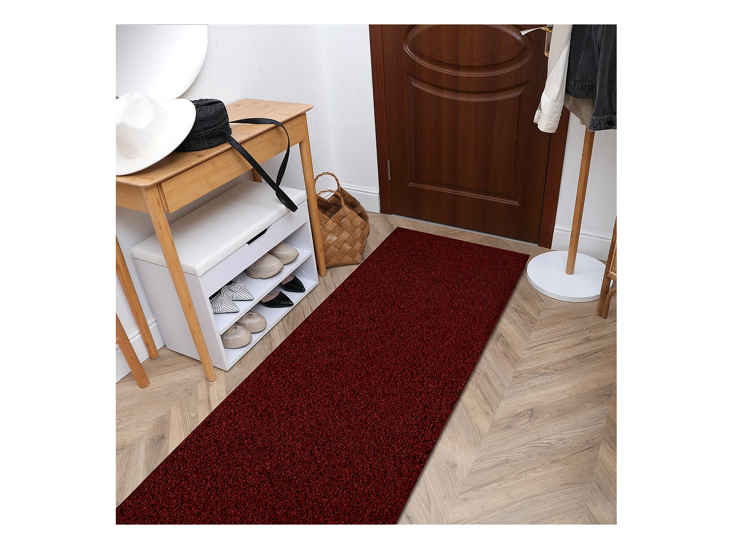 TAPIS DE COULOIR TRAFFIC bordeaux 190 AB 60x330 cm