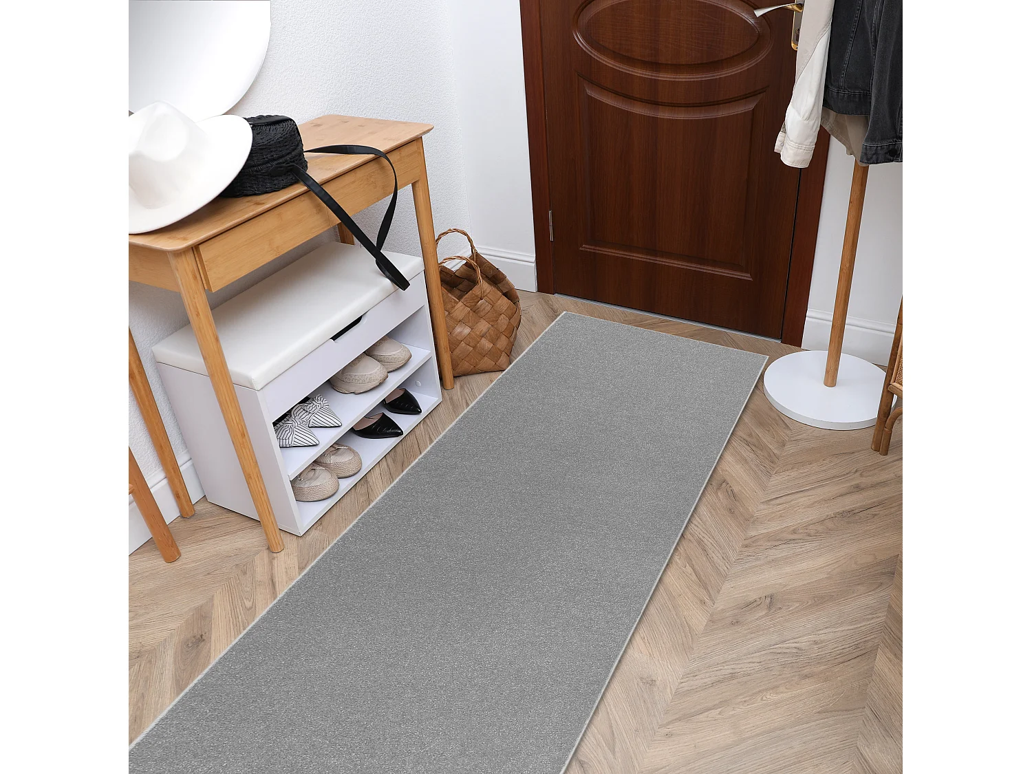 Chodnik ETON 152 srebrny 60x430 cm