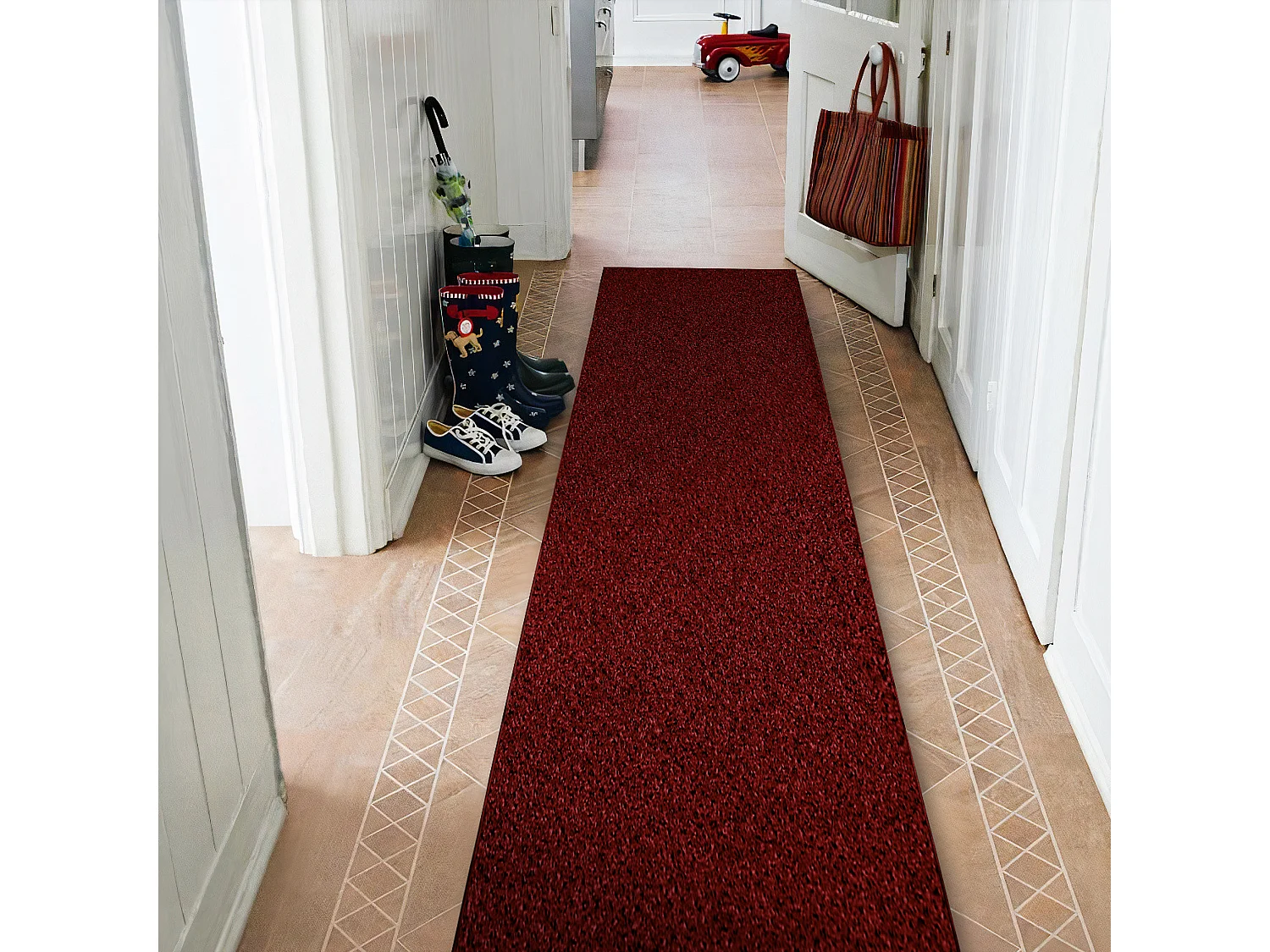 Vloerbekleding TRAFFIC kastanjebruin 190 AB 50x370 cm