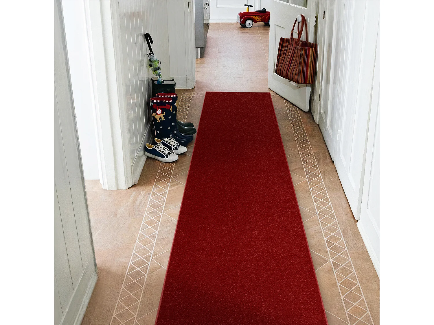 Chodnik ETON 120 czerwony 70x400 cm