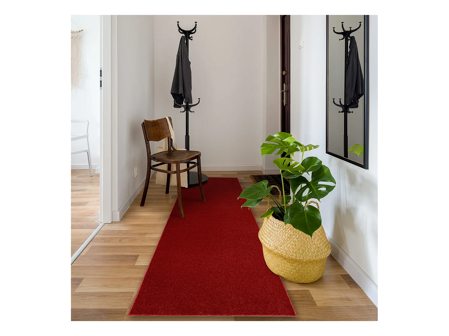 TAPIS DE COULOIR ETON 120 rouge 90x300 cm