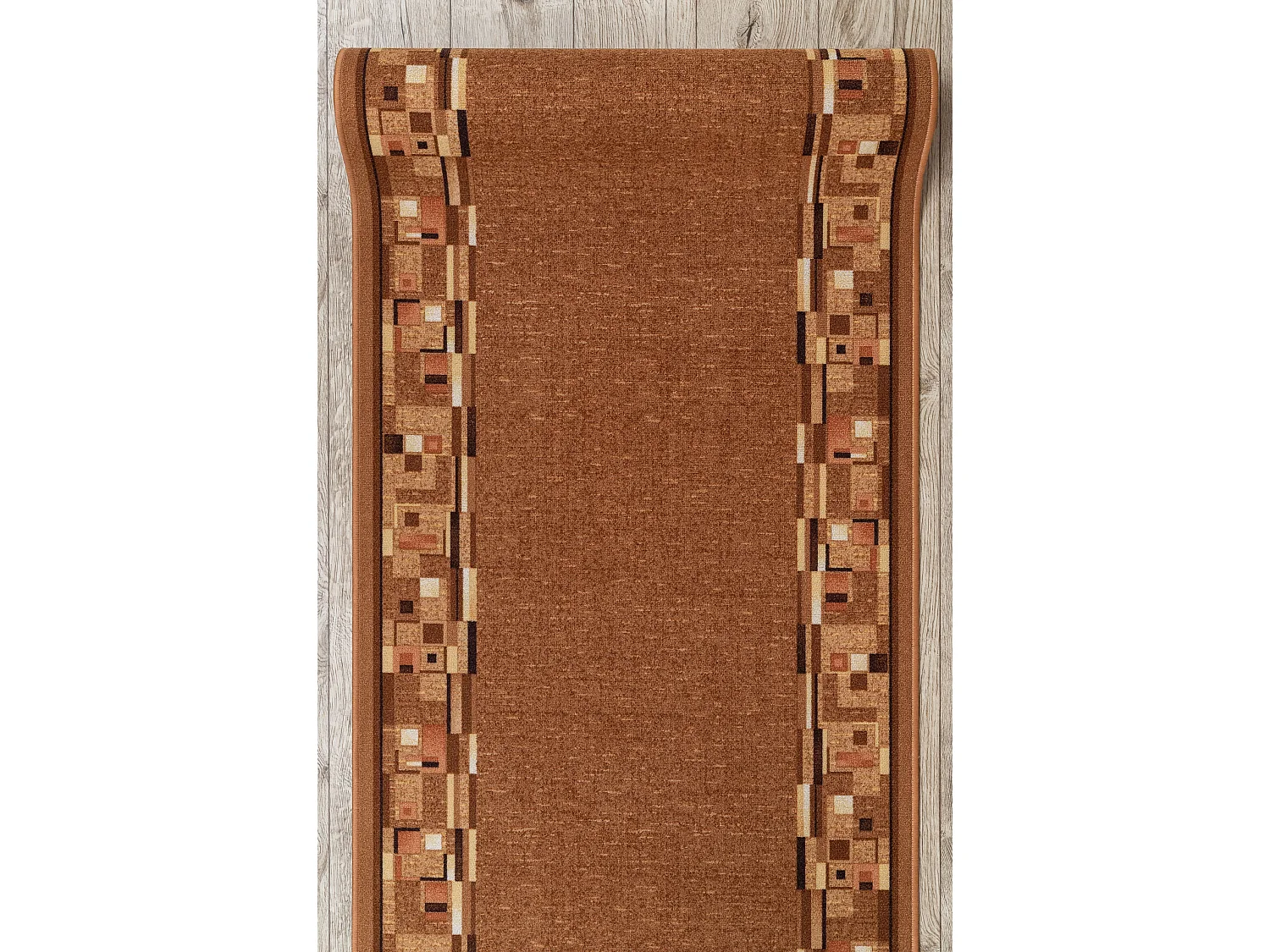 TAPIS DE COULOIR ANTIDÉRAPANT BOMBAY Beige foncé 80x870 cm