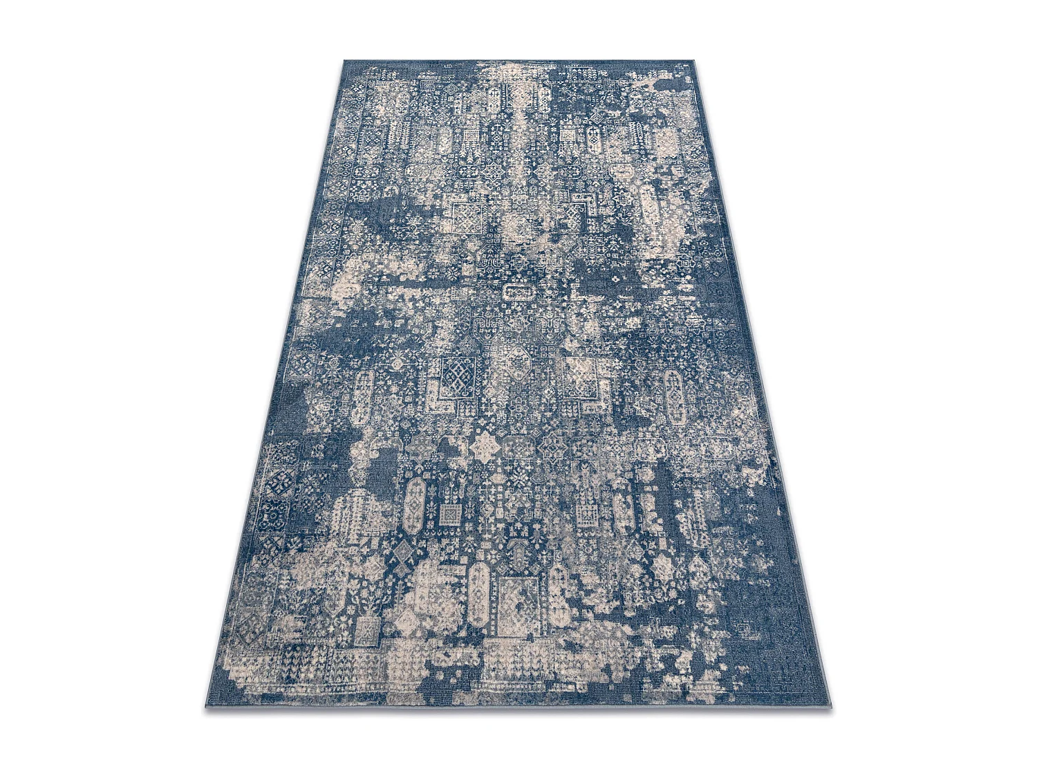Tapis NAIN Ornement vintage 7591/51644 bleu foncé / beige 240x340 cm
