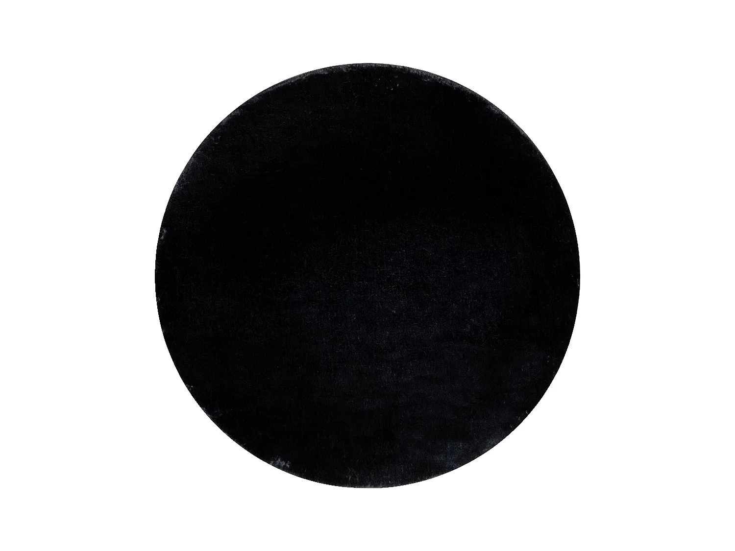 Tapijt VISCO cirkel grijskleuring 5 pluche, IMITATIE KONIJNEJ BONT cercle 120 cm