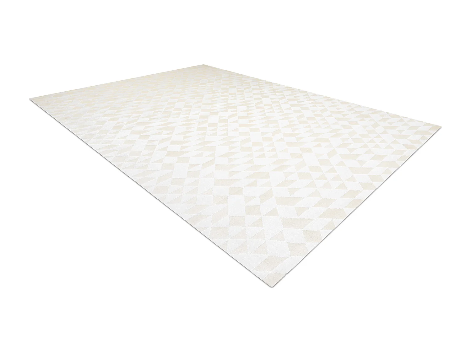 Teppich PEARL 51321A Sahne - Geometrisch exklusiv, strukturell 192x290 cm