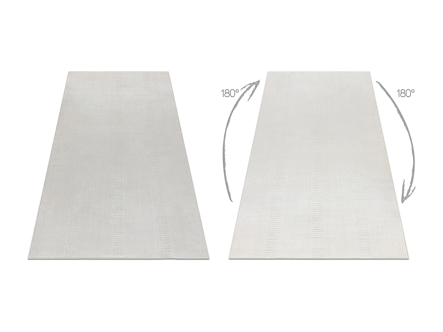 Tapis BALANCE 9086 crème - Géométrique, structurel, glamour 240x330 cm