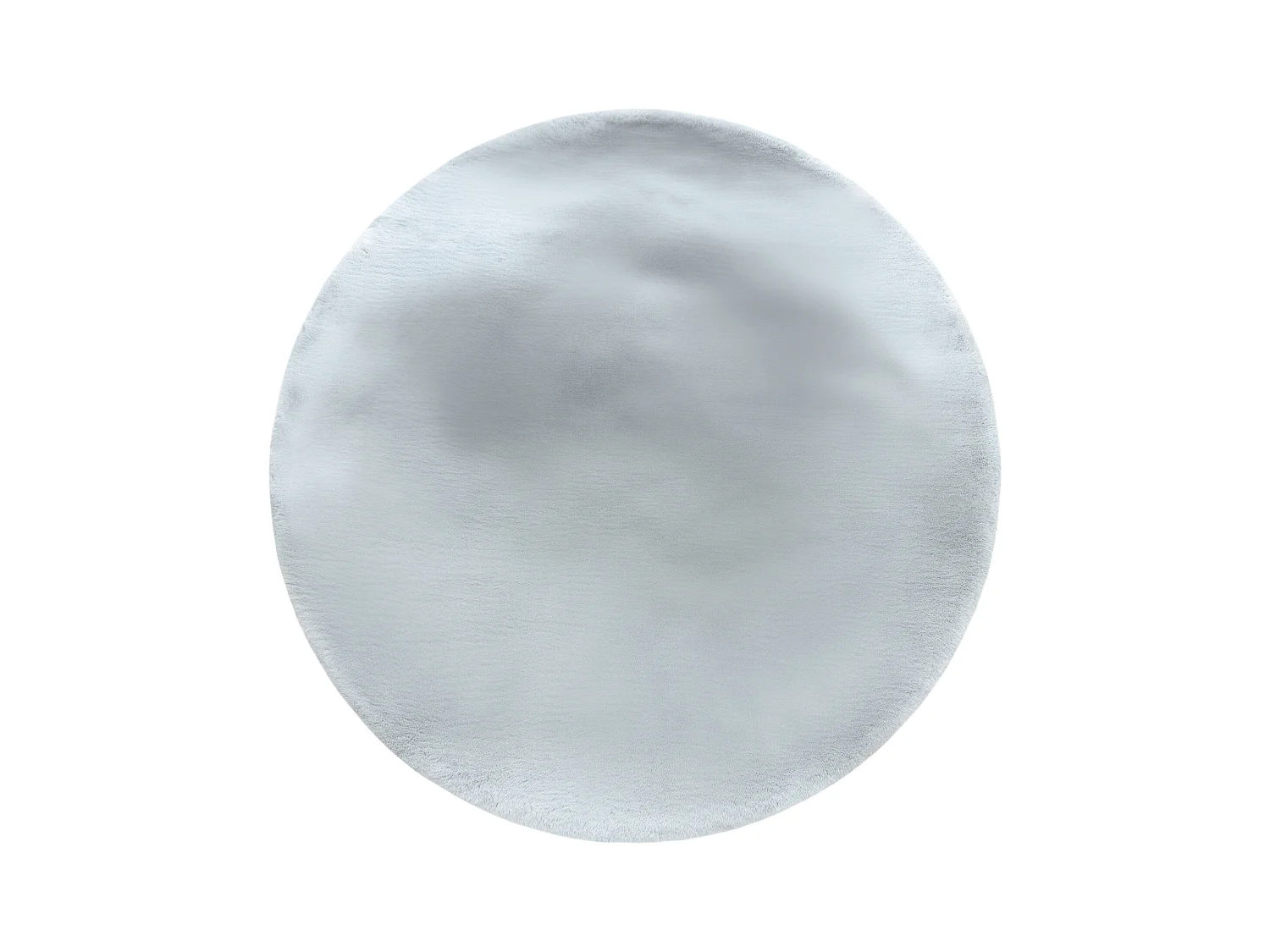 Tapijt TEDDY NEW dream 47 cirkel Shaggy zilver zeer dik, pluche cercle 120 cm