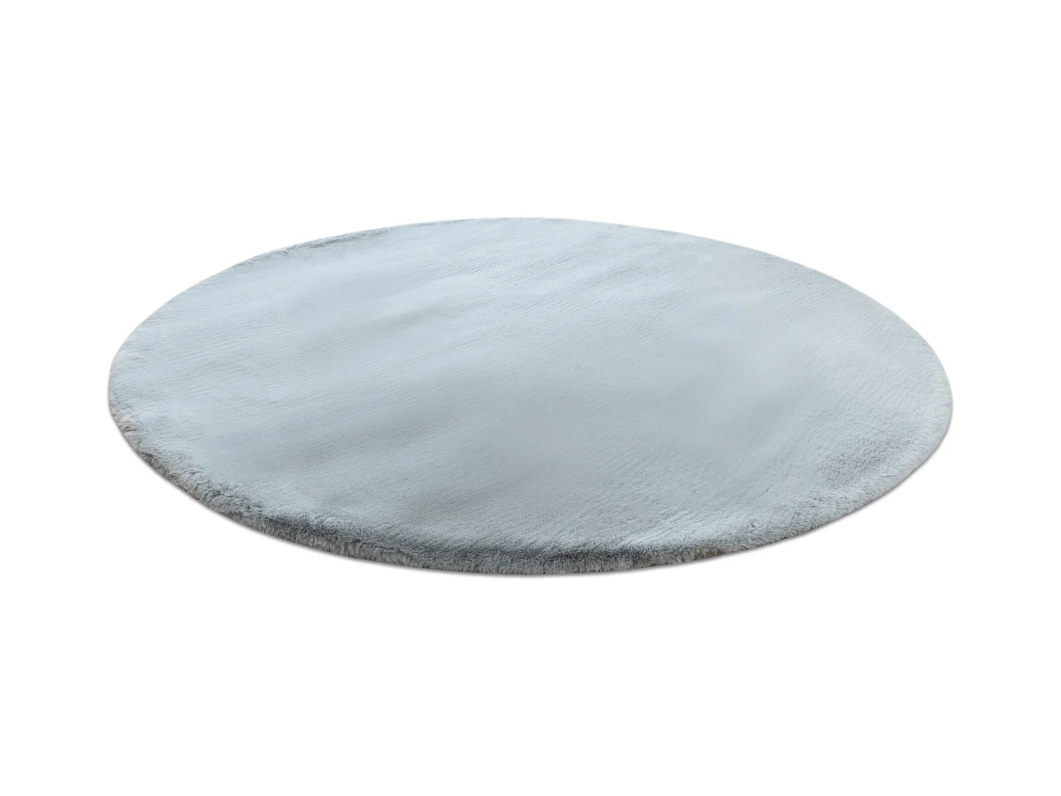 Tapijt TEDDY NEW dream 47 cirkel Shaggy zilver zeer dik, pluche cercle 120 cm