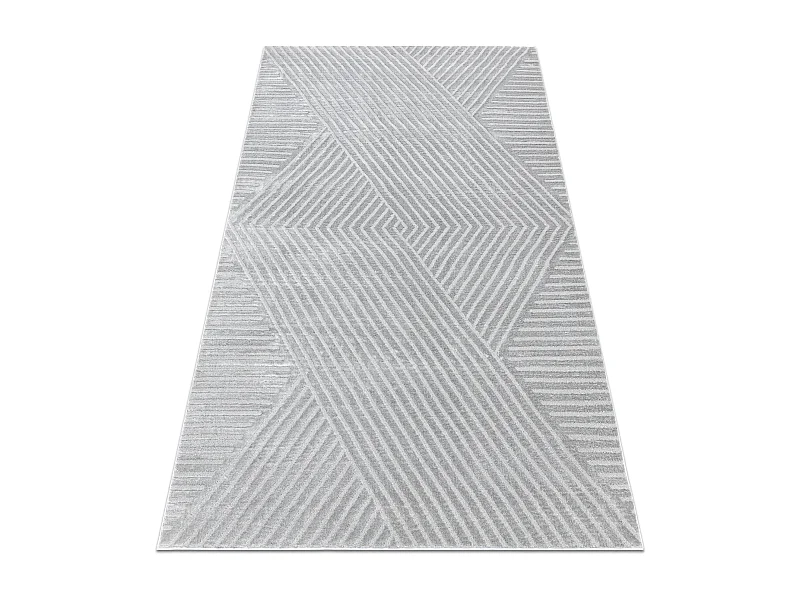 Teppich BALANCE 1503 grau - Geometrisch, strukturell, glamour 140x190 cm