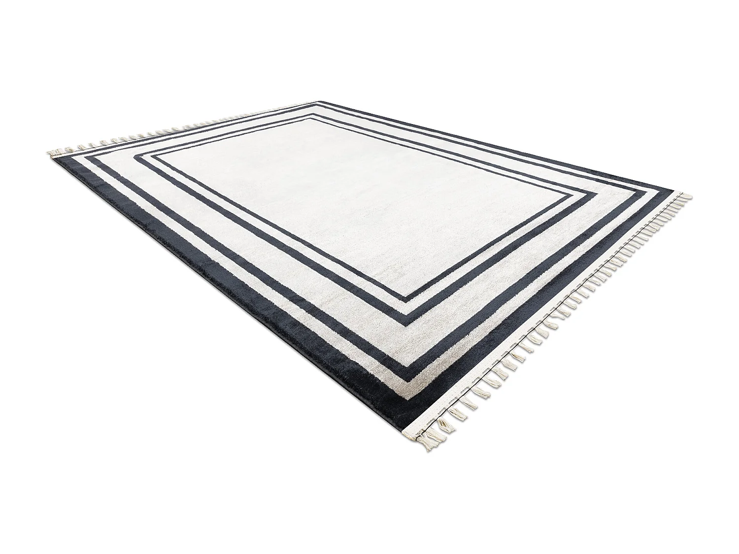 Tapijt AMOUR 53104A beige - Frame, modern, elegant 78x300 cm