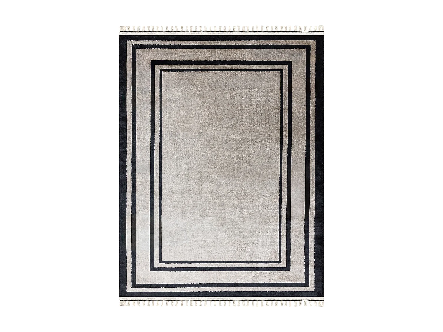 Teppich AMOUR 53104A beige - Rahmen, modern, elegant 78x300 cm