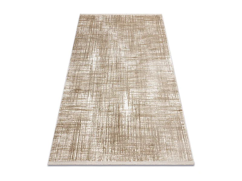Moderner Teppich DUKE A0357 beige - Vintage, strukturiert, sehr weich, 140x190 cm