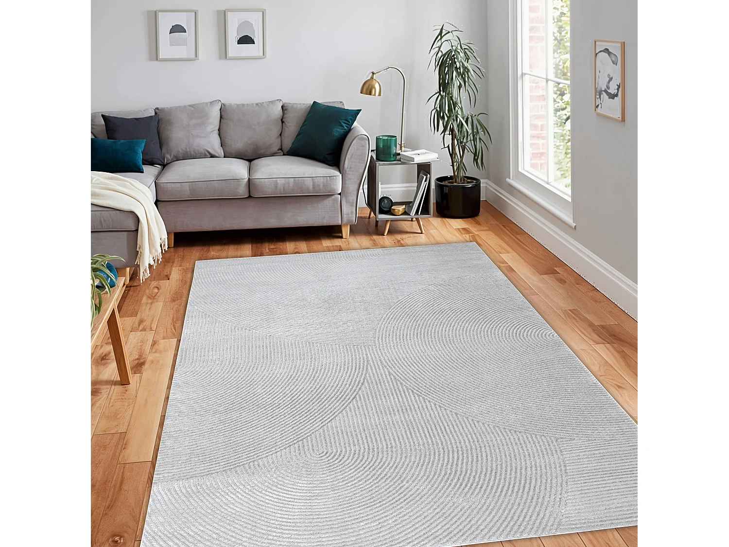 Tapis BALANCE 0194 gris - Géométrique, structurel, glamour 160x220 cm