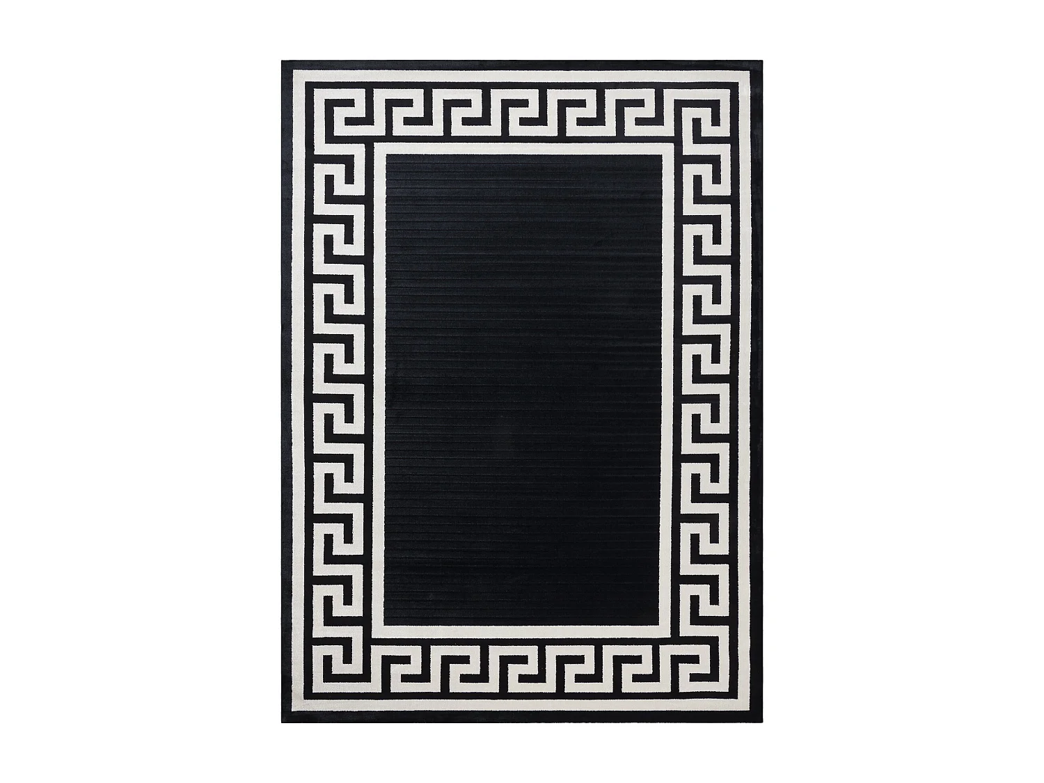 Tapijt PEARL 51327H zwart - Frame, exclusief Grieks, structureel 192x290 cm