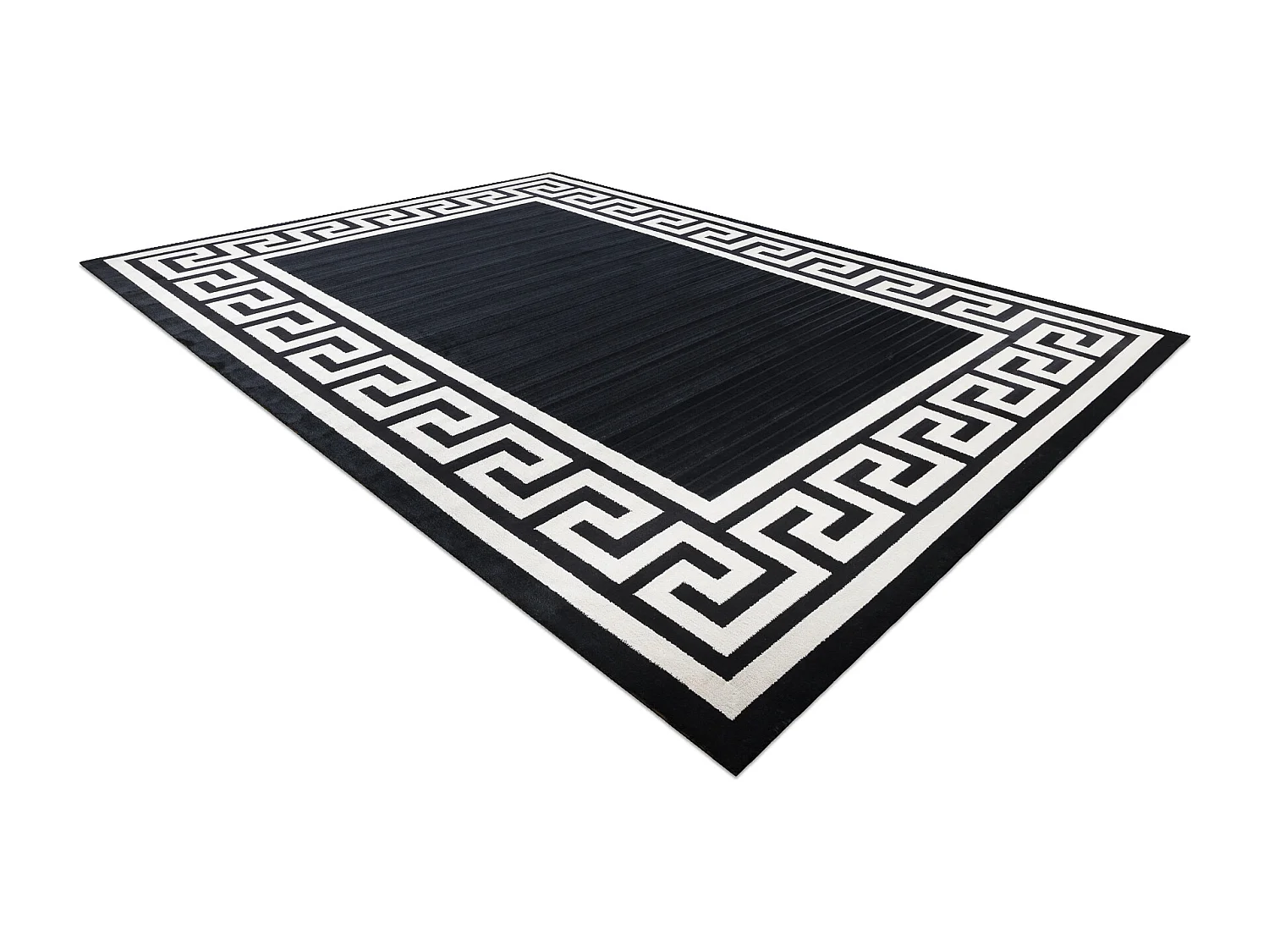 Teppich PEARL 51327H schwarz - Rahmen, griechisch exklusiv, strukturel 192x290 cm