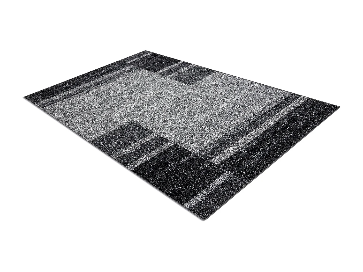 Tapis SILVER Giga géométrique gris 200x300 cm