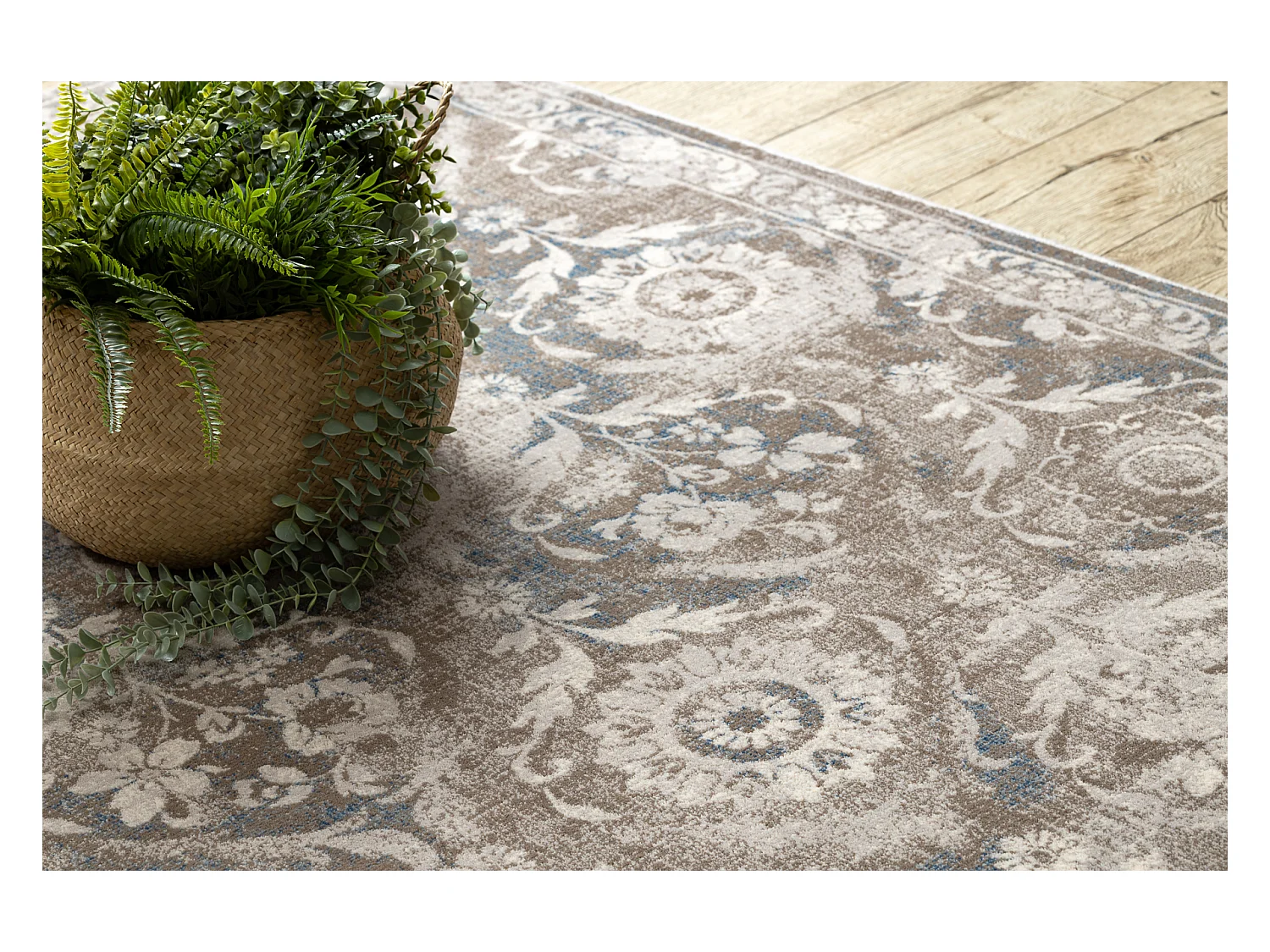 Tapis NAIN Ornement, vintage, 7601/51625 beige / bleu 120x170 cm