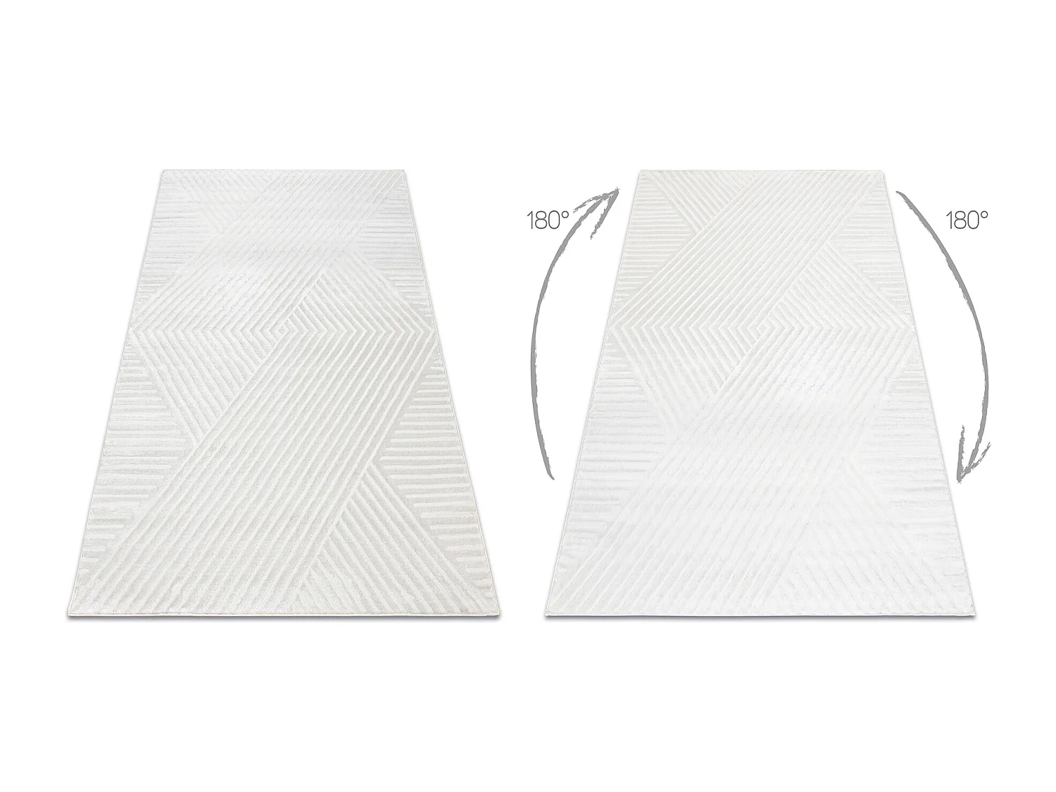 Tapete BALANCE 1503 creme - Geométrico, estrutural, glamour 200x290 cm