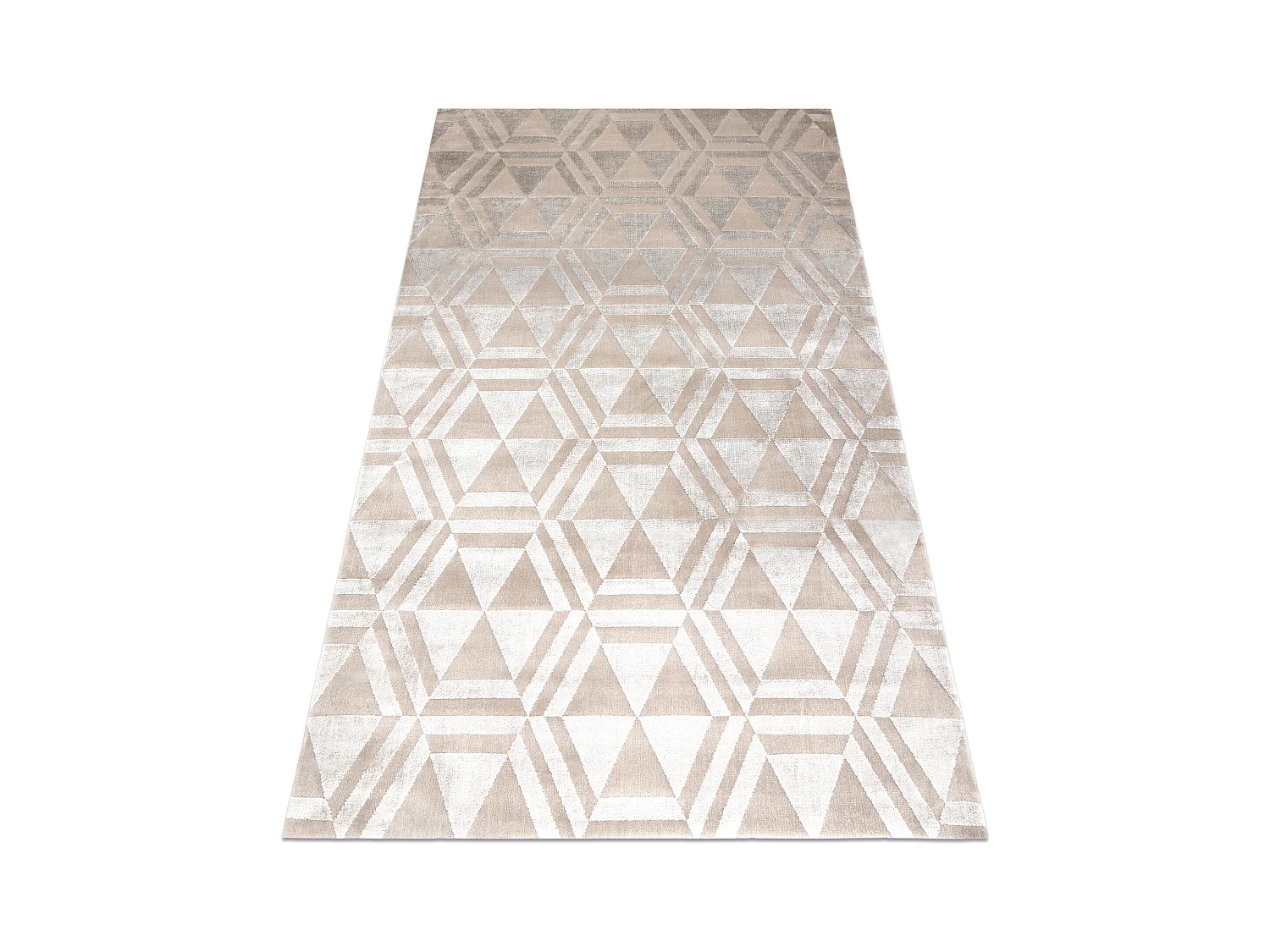 Tapis PEARL 51323C beige - Géométrique , exclusivité structurel 192x290 cm