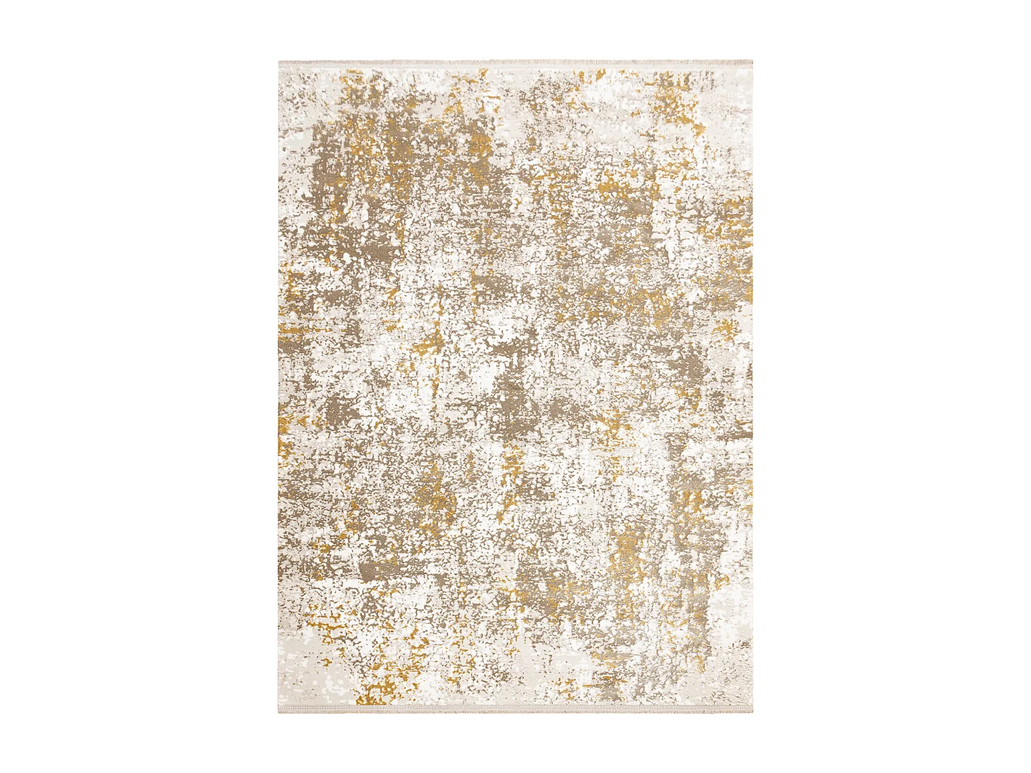 Tapis moderne DUKE 51546 beige / or - Vintage, structuré, très doux, 240x330 cm