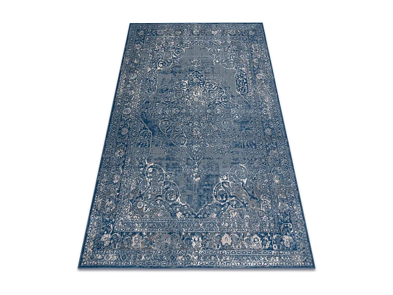 Tapete NAIN Ornamento, quadro, vintage 7599/51611 azul / bege  160x230 cm