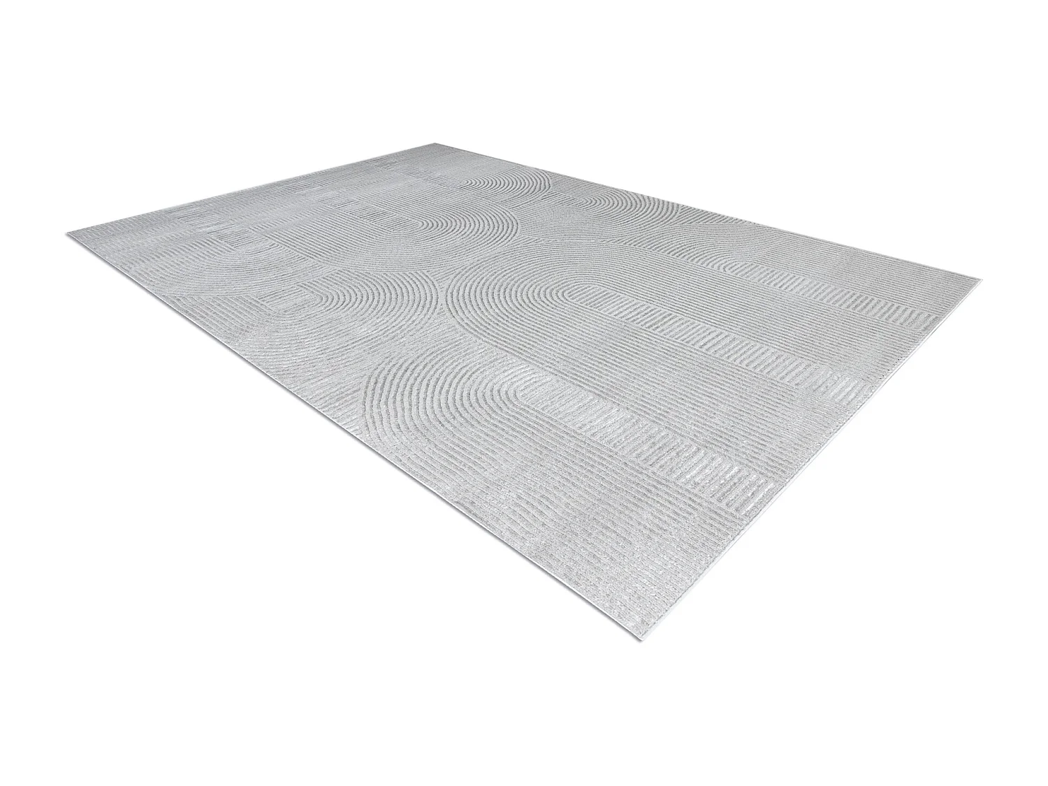 Alfombra BALANCE 9086 gris - Geométrico, estructural, glamour 160x220 cm