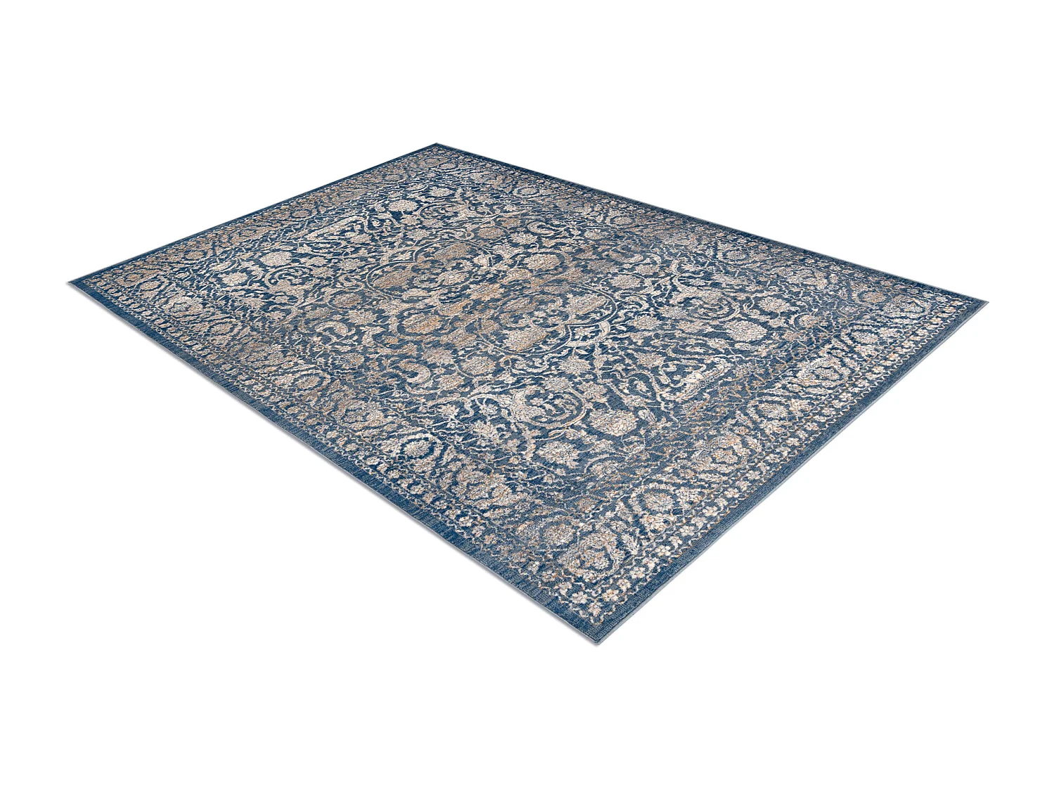 Tapis NAIN Ornement, cadre, vintage 7557/51644 beige / bleu 240x340 cm