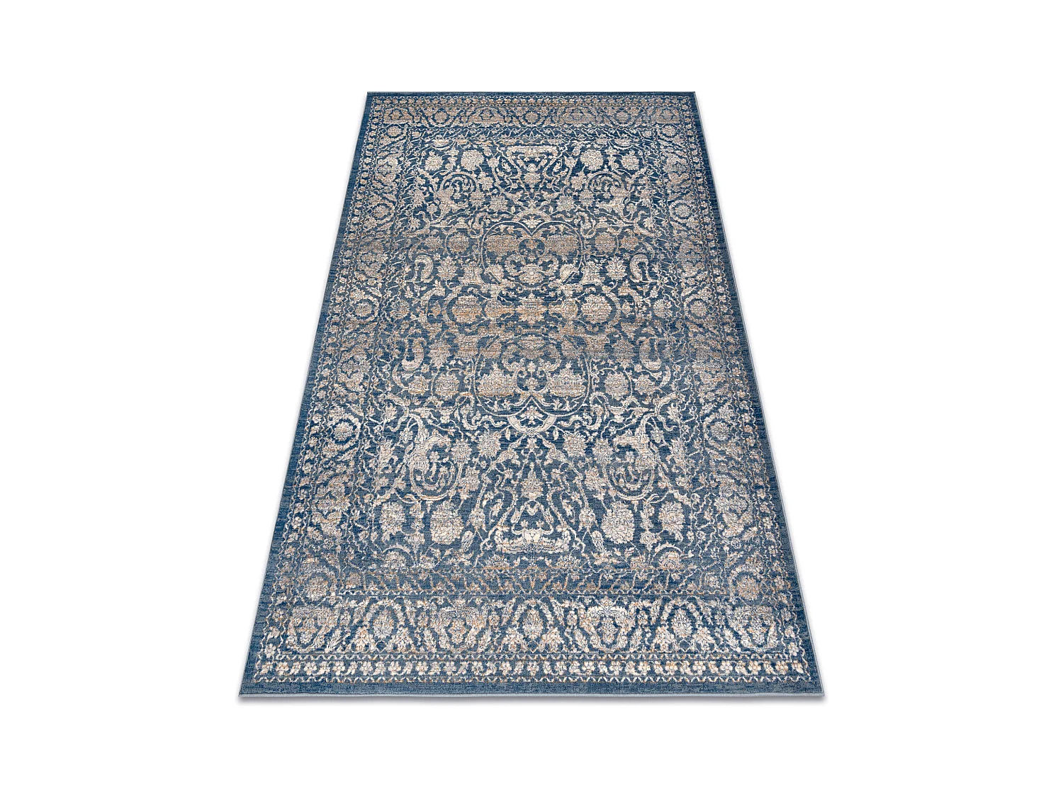 Tapis NAIN Ornement, cadre, vintage 7557/51644 beige / bleu 240x340 cm