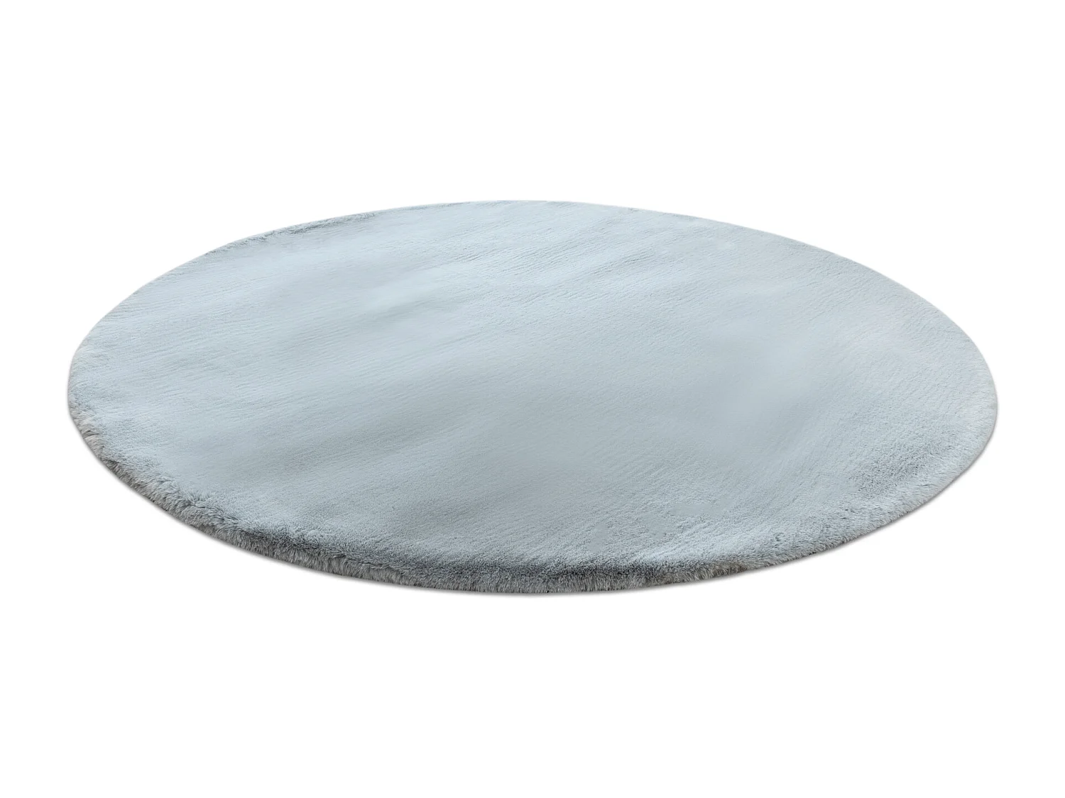 Tappeto TEDDY NEW dream 47 cerchio Shaggy argento molto spesso, peluch cercle 200 cm