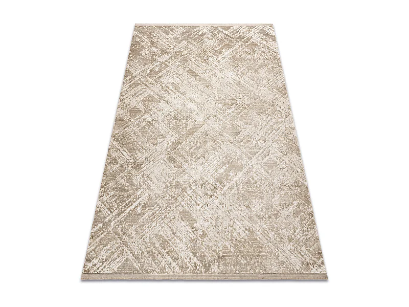 Moderner Teppich DUKE 51541 beige - Geometrisch, strukturiert, sehr we 180x270 cm