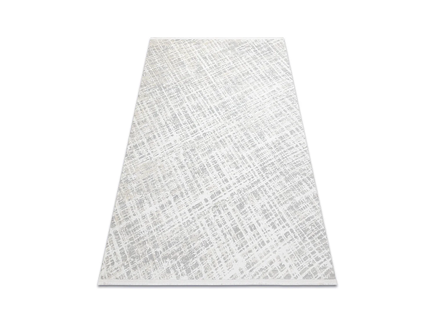 Tapis moderne DUKE 51550 crème / gris - Treillis, structuré, très d 180x270 cm