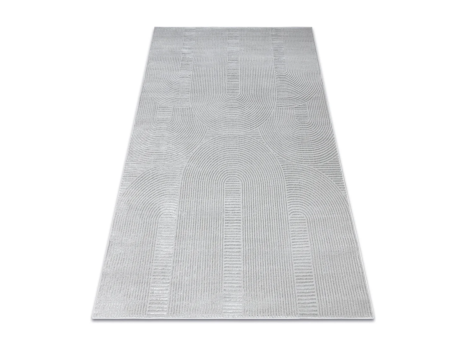 Tapis BALANCE 9086 gris - Géométrique, structurel, glamour 240x330 cm