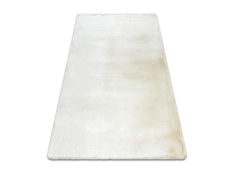 Tapis TEDDY NEW wool 45 Shaggy crème très épais, en peluche 60x100 cm
