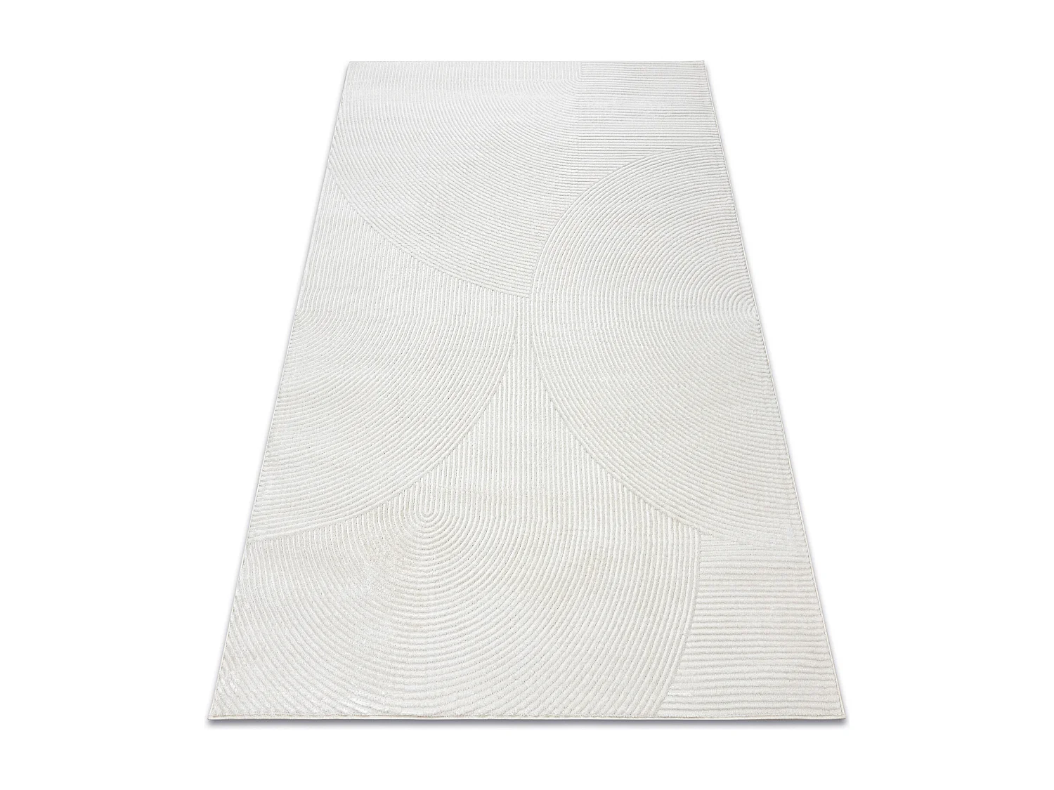 Teppich BALANCE 0194 Sahne - Geometrisch, strukturell, glamour 180x270 cm