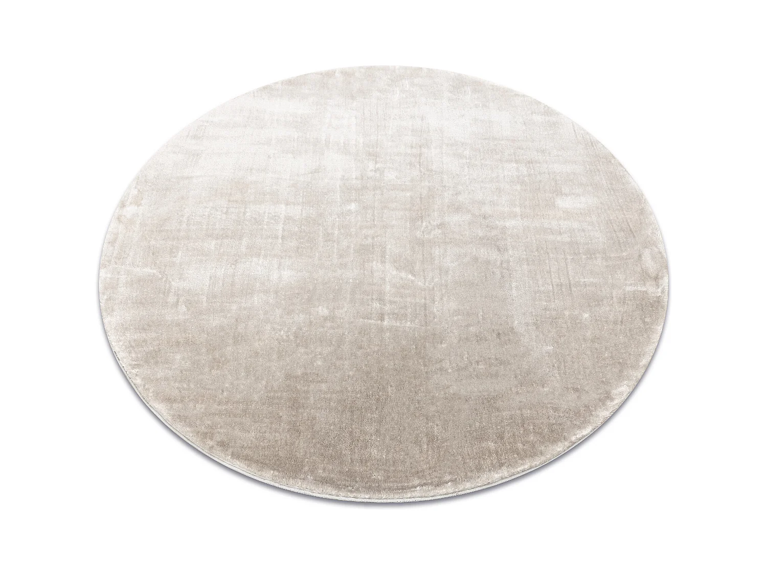 Tapijt VISCO cirkel zilver 3 pluche, IMITATIE KONIJNEJ BONT cercle 200 cm