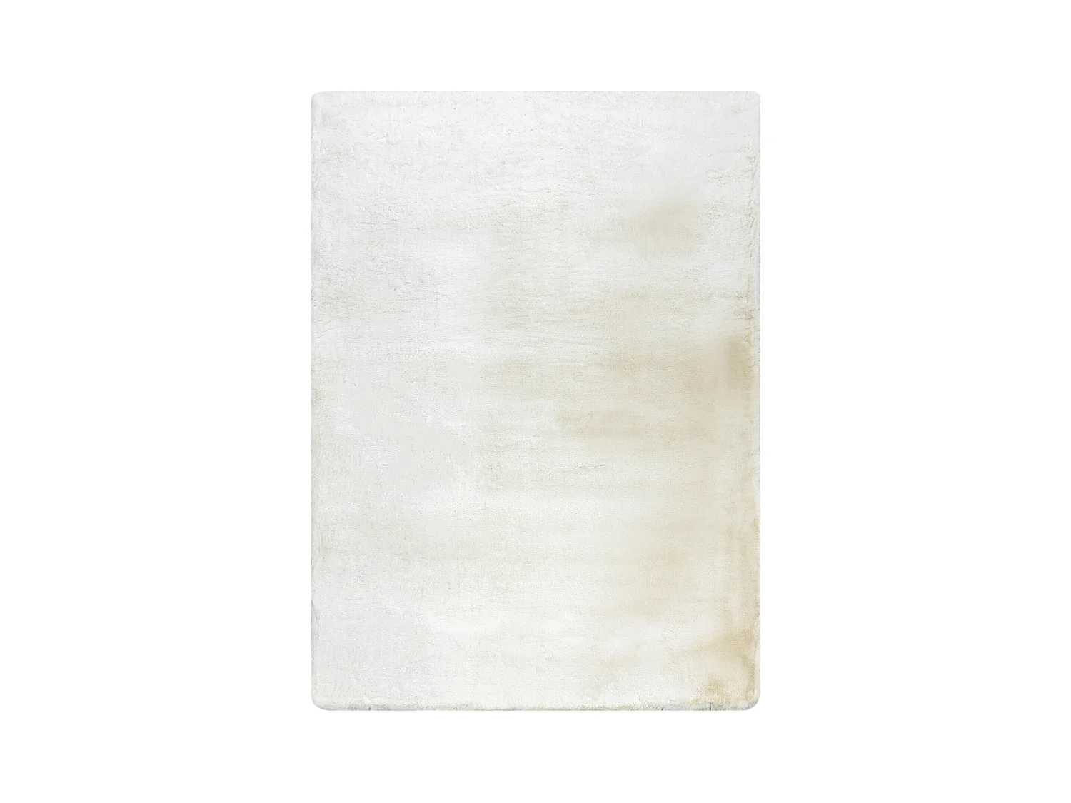 Alfombra moderna TEDDY NEW wool 45 shaggy, felpa, muy gruesa crema 200x290 cm