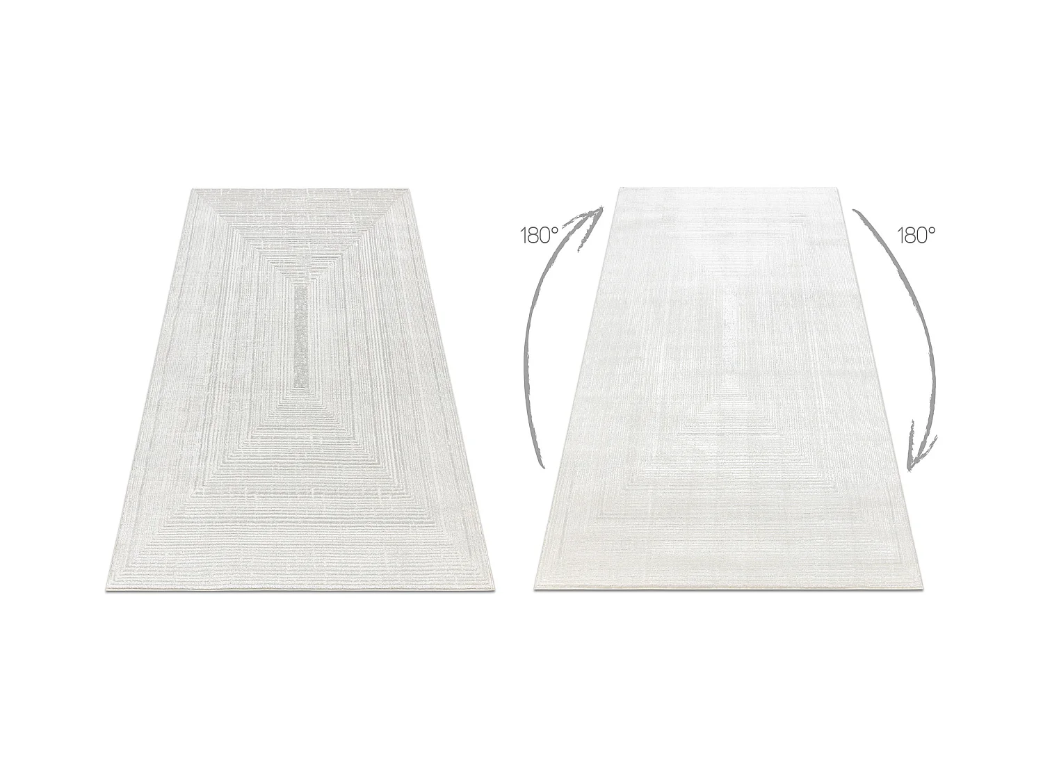 Tapis BALANCE 8788 crème - Géométrique, structurel, glamour 180x270 cm