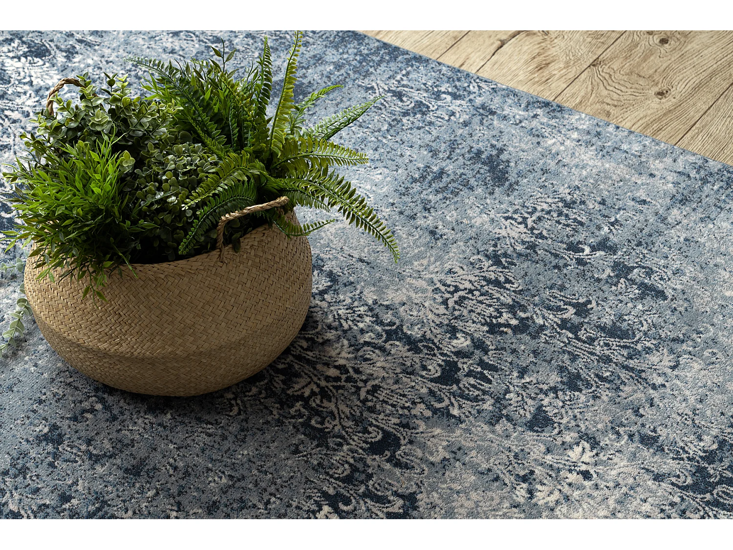 Tapis NAIN Ornement vintage 7010/51644 bleu foncé / beige 120x170 cm