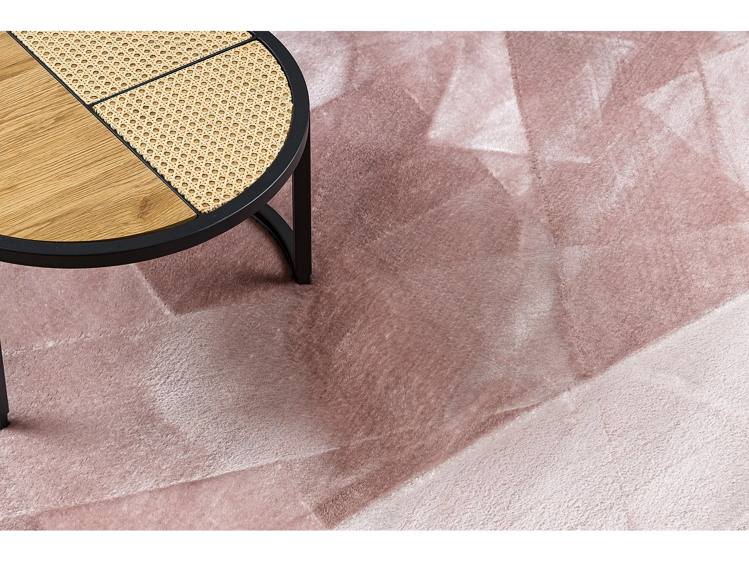 Alfombra VISCO rosa 8 felpa, IMITACIÓN PIEL DE CONEJO 160x220 cm