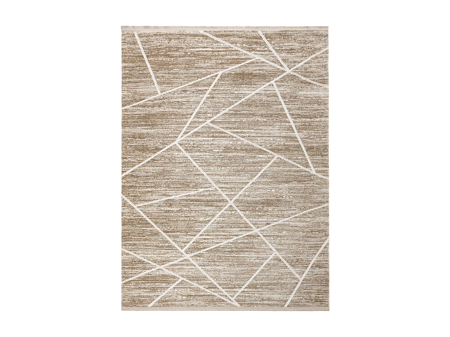 Modern tapijt DUKE 51557 beige / crème - Geometrisch, gestructureerd, 200x290 cm