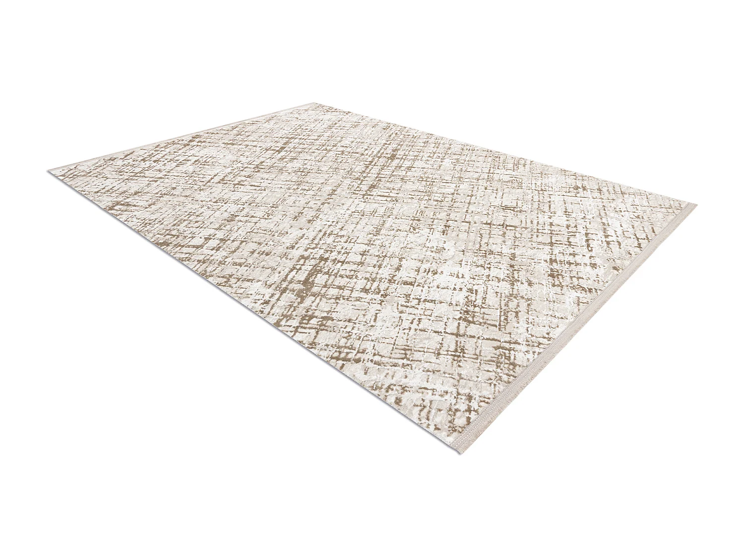 Tappeto moderno DUKE 51550 beige / crema - Traliccio strutturata, molt 200x290 cm