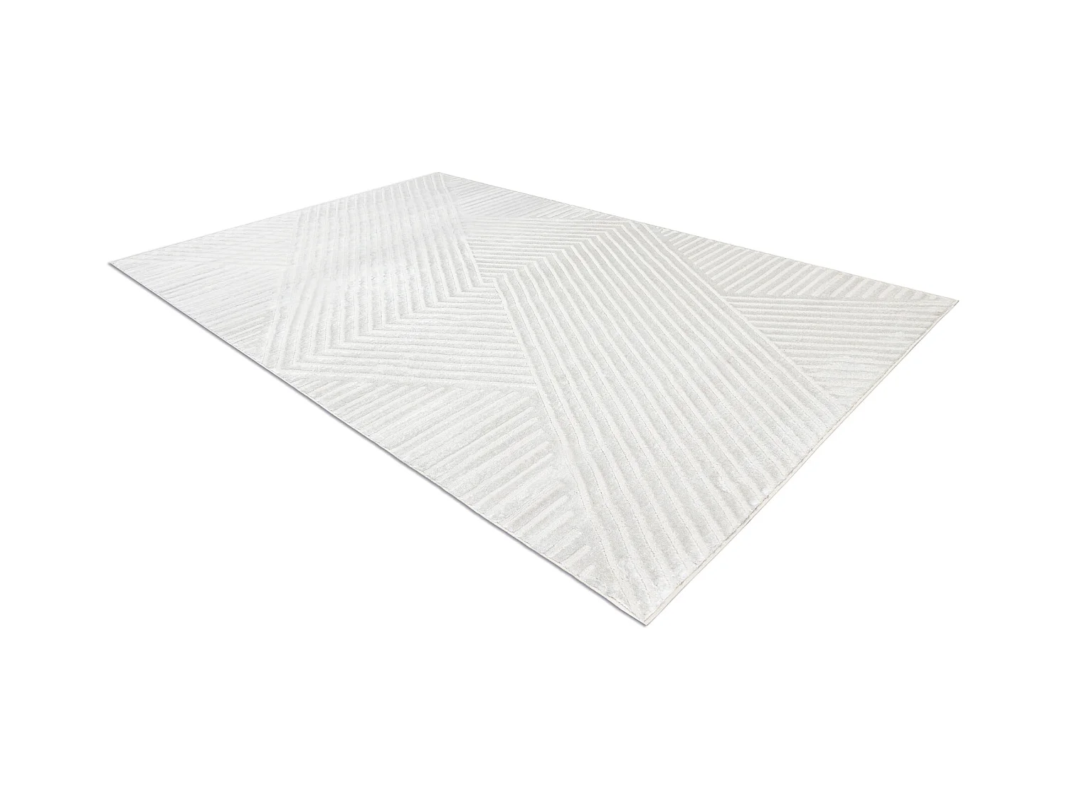 Tapis BALANCE 1503 crème - Géométrique, structurel, glamour 140x190 cm