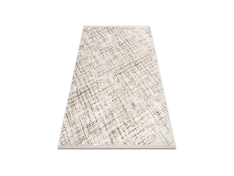 Moderner Teppich DUKE 51550 beige / creme - Gitter, strukturiert, sehr 80x150 cm