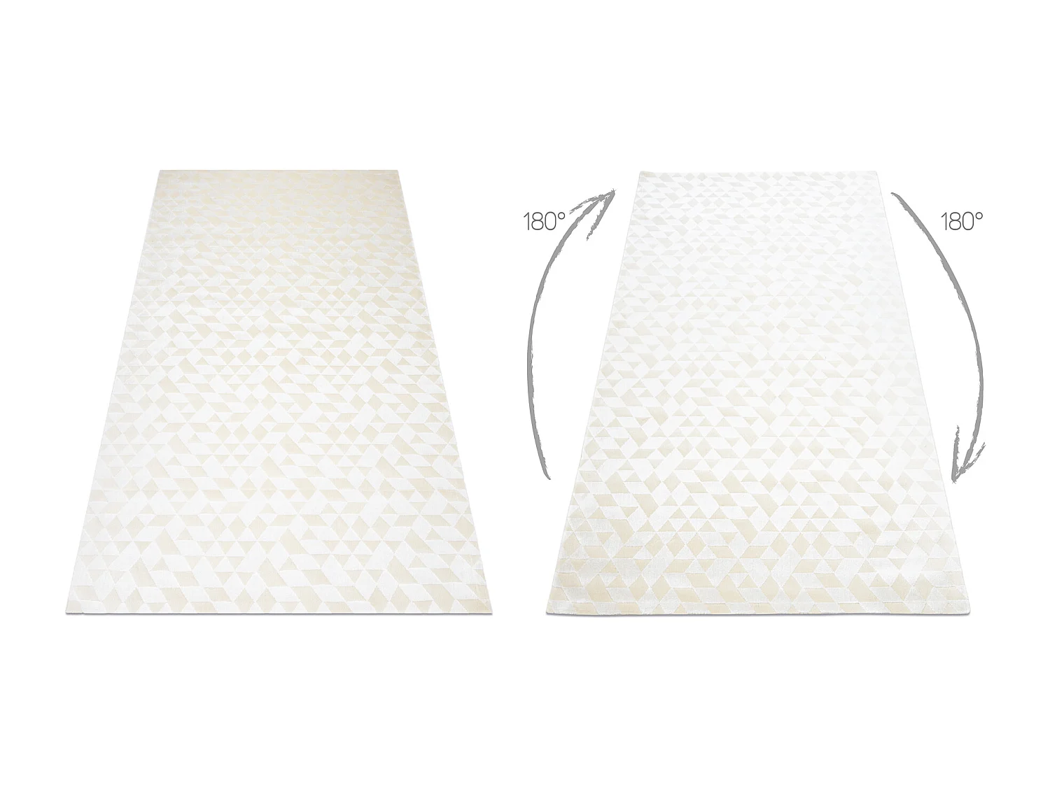 Tapis PEARL 51321A crème - Géométrique , exclusivité structurel 154x230 cm