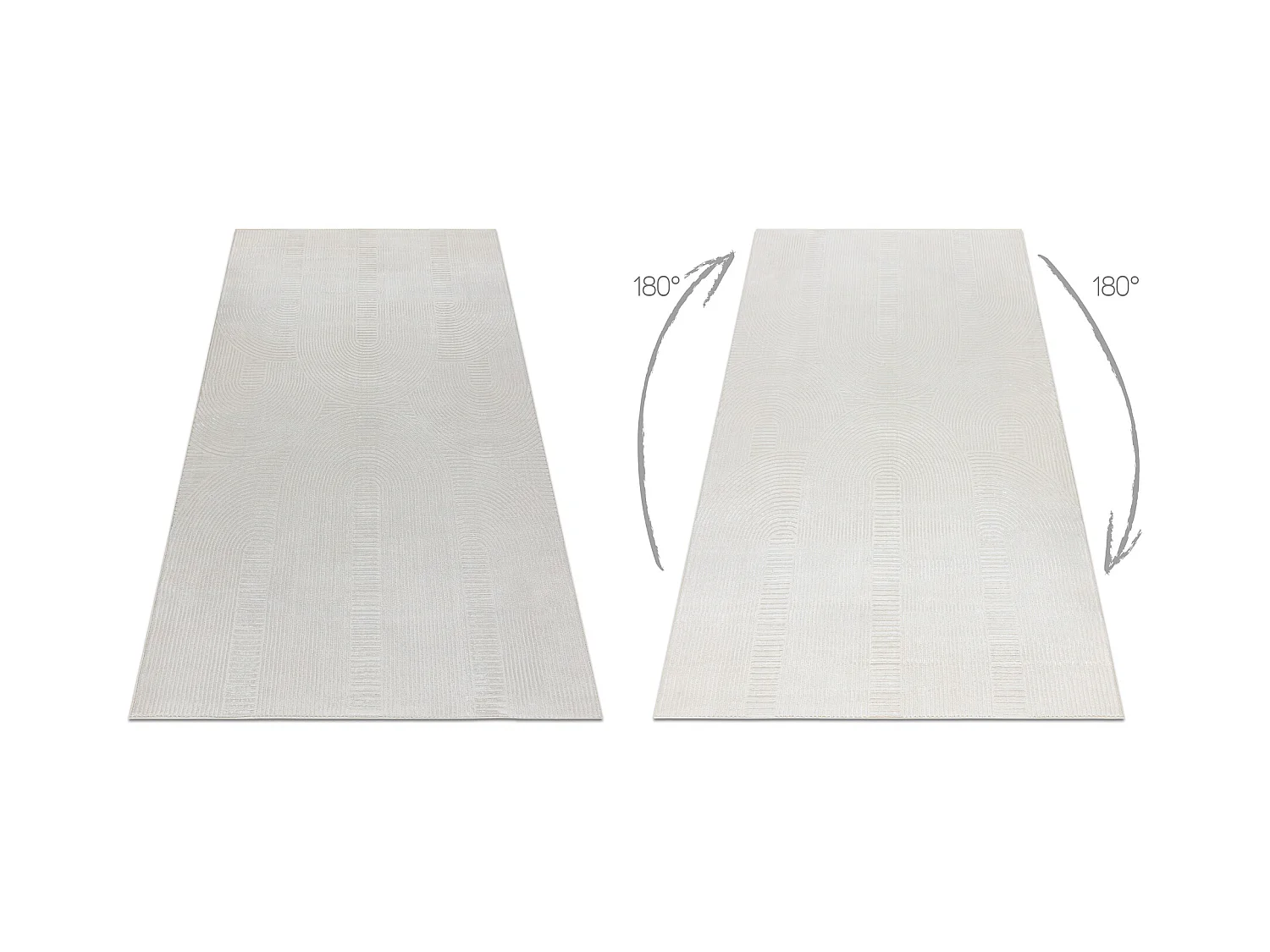 Tapis BALANCE 9086 crème - Géométrique, structurel, glamour 160x220 cm